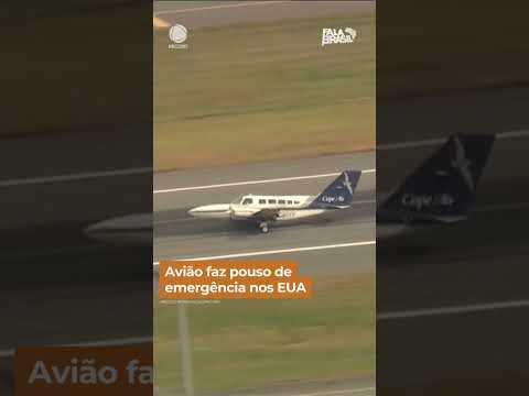 Avião faz pouso de emergência nos EUA #shorts