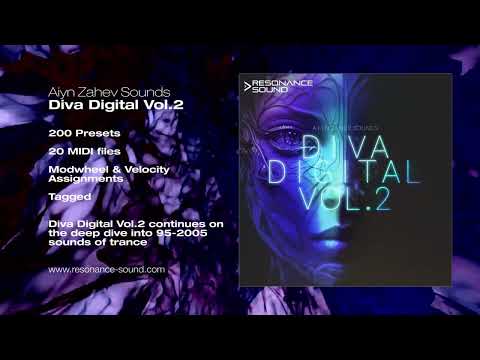 Aiyn Zahev Sounds – Diva Digital Vol.2 | Trance Sounds for u-he Diva