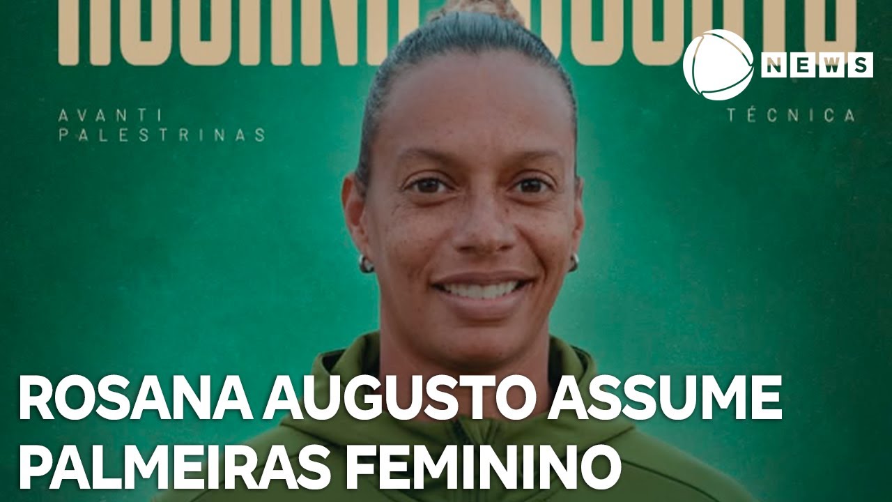 Palmeiras anuncia Rosana Augusto como nova técnica do time feminino