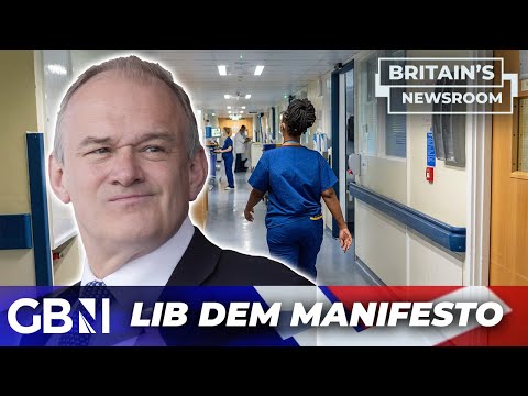 Sir Ed Davey pledges £9.4 BILLION package for NHS and social care as party launches first manifesto