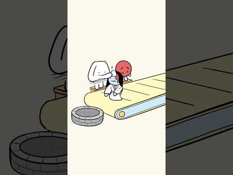 お化けの準備中  #animation #cute #アニメーション #おにぎりとうめぼし#cartoon