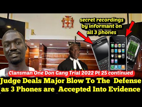 Secret Recordings By Informant on 3 Phones Now Accepted into Evidence WHATS ON THE PHONES