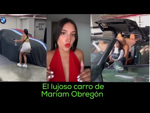 Mariam Obregón se compró el carro de sus sueños y le responde a muchos hombres