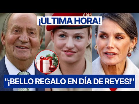 EL BELLO REGALO del REY JUAN CARLOS A LA PRINCESA LEONOR  que HUMILLA A LETIZIA