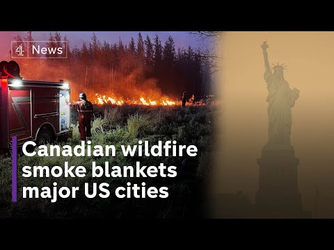 Canadian wildfire smoke chokes eastern USA