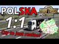 Caa Polska 1:1 w Euro Truck Simulator 2?