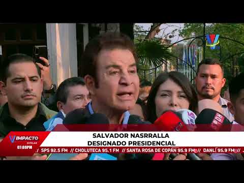 Salvador Nasralla renuncia como designado presidencial