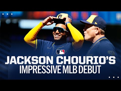 Jackson Chourio DAZZLES in MLB debut!