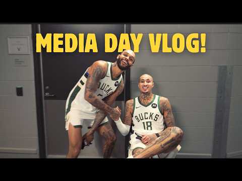 My First Media Day With The Bucks!