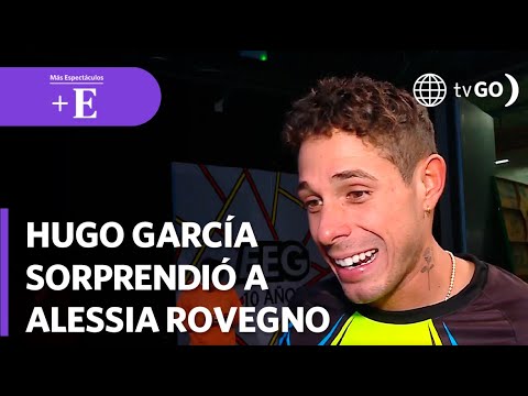 Hugo García sorprendió a Alessia Rovegno a su llegada a Lima | Más Espectáculos (HOY)