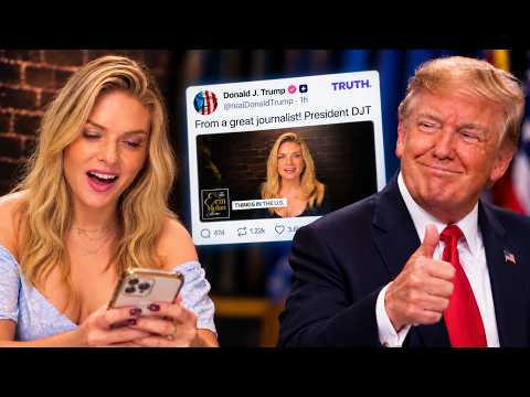 President Trump Called Me a 'GREAT JOURNALIST'… Then "Mossad" Slid Into My DMs 😳