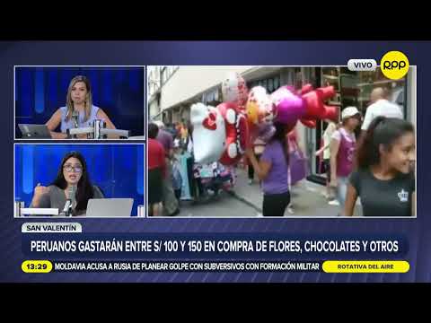 San Valentín: Peruanos gastarán entre S/100 y 150 en compra de flores, chocolates y otros
