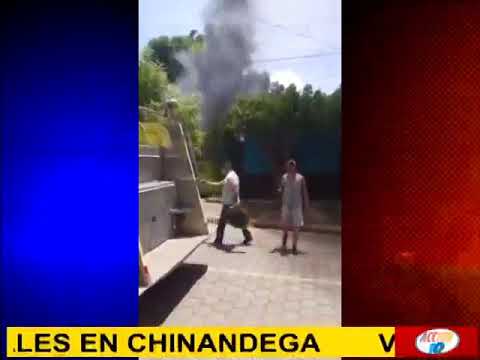 Incendio deja cuantiosos daños materiales en Chinandega