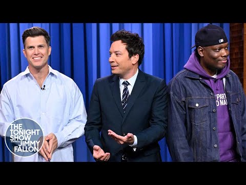 Colin Jost and Michael Che Crash Jimmy's Monologue to Tell Jokes About Summer News | Tonight Show