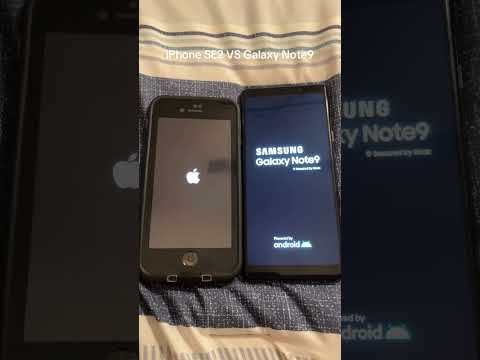 iPhone SE2 VS Galaxy Note9 #apple #samsung #iphone #galaxy