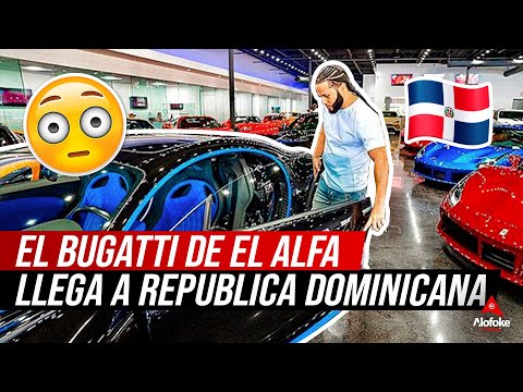 EL ALFA ANUNCIA "CAR SHOW CON SUPER CARROS" (EL PRIMER BUGATTI EN RD)