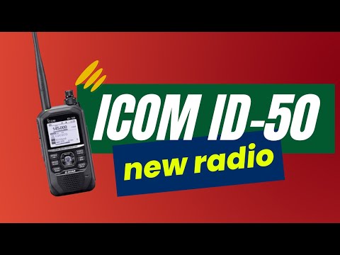 Icom ID-50a New Radio for 2023