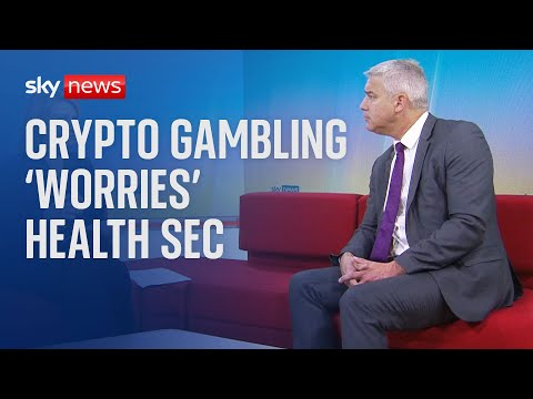 Health secretary is 'worried' about crypto gambling