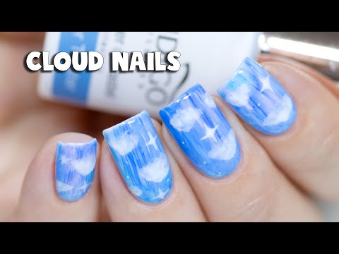 Easy Way to Make Cloud Nail Art | Indigo Nails
