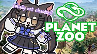 【PLANET ZOO】can a cat manage a whole zoo!? (˵◝ ⩊  ◜˵マ