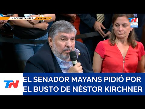 La oposición pidió por el busto del ex presidente Néstor Kirchner