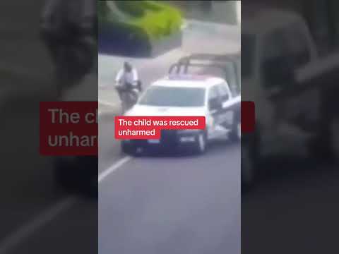 Child kidnapped by cyclist