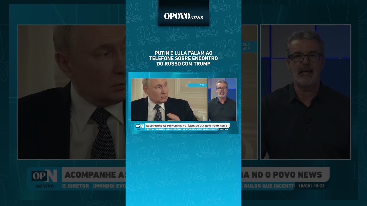 Putin e Lula falam ao telefone sobre encontro do russo com Trump