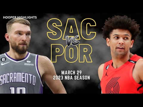 Sacramento Kings vs Portland Trail Blazers Full Game Highlights | Mar 29 | 2023 NBA Season video clip