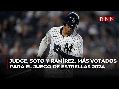 Judge, Soto y Ramírez entre más votados para el Juego de Estrellas 2024