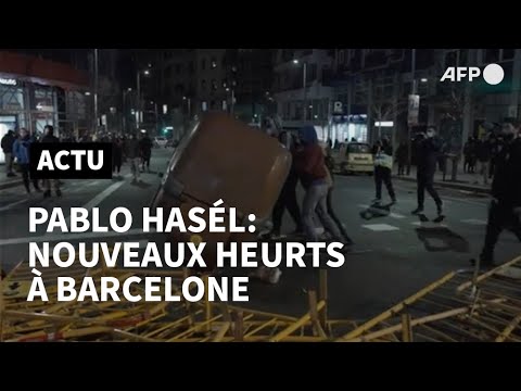 Rappeur Pablo Hasél incarcéré: nouveaux heurts entre police et manifestants à Barcelone | AFP