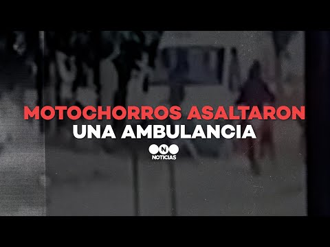 MOTOCHORROS ASALTARON UNA AMBULANCIA - Telefe Noticias