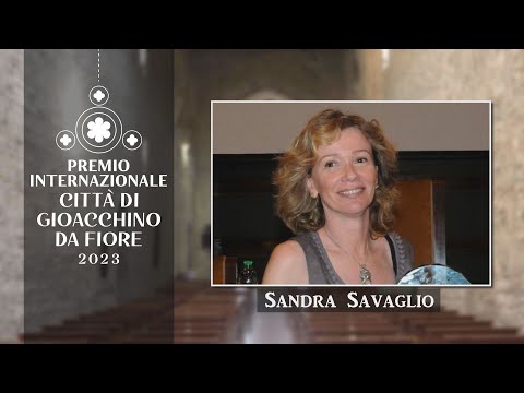 Sandra Savaglio - Premio Internazionale Città di Gioacchino da Fiore 2023