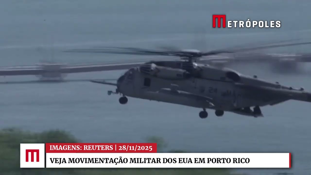 Tensão com a Venezuela: veja movimentação militar dos EUA em base aérea de Porto Rico