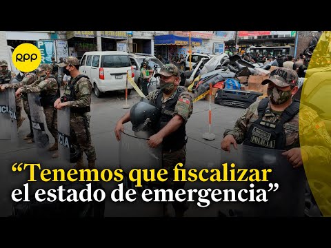 Víctor Flores aboga por fiscalizar la eficacia de los estados de emergencia en La Libertad