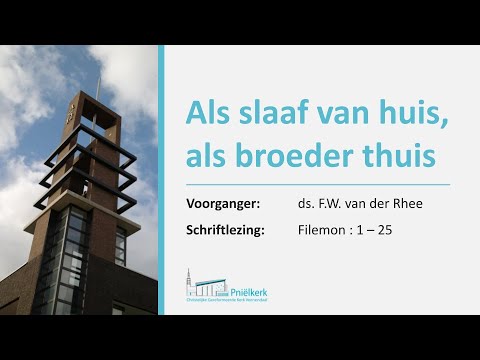 Morgendienst van 20-07-2025 vanuit de Pniëlkerk te Veenendaal