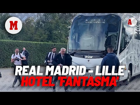 La llegada más desangelada del Madrid a un hotel de concentración en Champions I MARCA