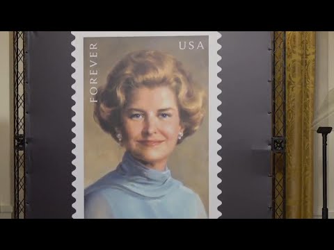 First lady Betty Ford honored with postage stamp in unveiling ceremony at the White House