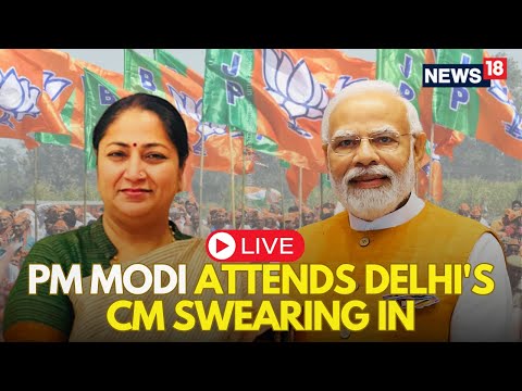 Rekha Gupta LIVE | PM Modi Attends Delhi CM Rekha Gupta's Swearing-In Ceremony | PM Modi LIVE