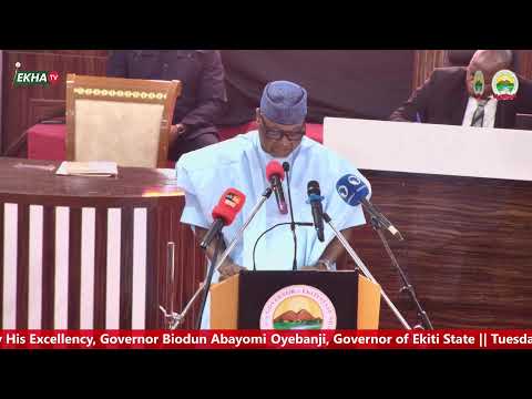 Live Special Session | 2026 State of the State Address by Governor Biodun Abayomi Oyebanji | EKHA TV