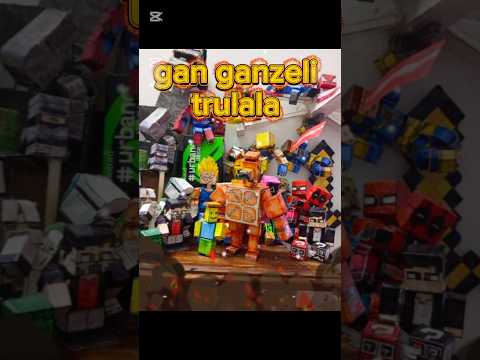 cómo hacer un papercraft de gan ganzeli trulala🦒🍊#papercraft#minecraft#ganganzelitrulala#brainrot#XD