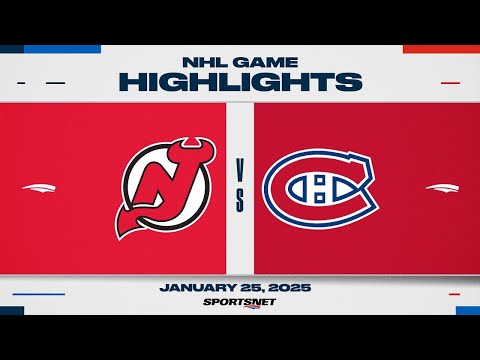 NHL Highlights | Devils vs. Canadiens - January 25, 2025