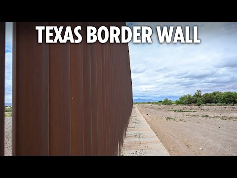 LIVE: Texas land commissioner shows off border wall progress in bid to stop migrants