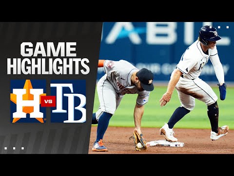 Astros vs. Rays Game Highlights (8/14/24) | MLB Highlights