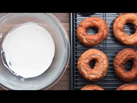 Strawberry Cheesecake Old-Fashioned Donuts