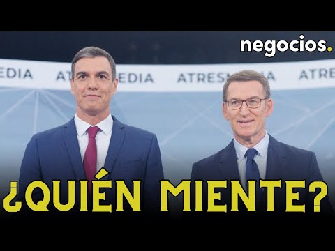 Las mentiras e imprecisiones económicas de Sánchez y Feijoó en el debate 23J
