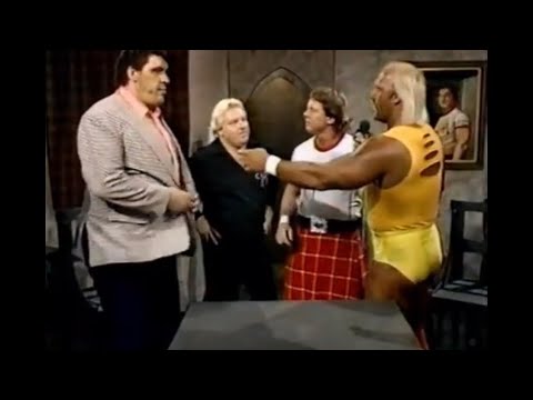 Andre & Heenan Setup Wrestlemania 3