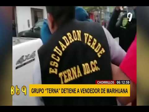 Capturan a vendedor de droga en Chorrillos
