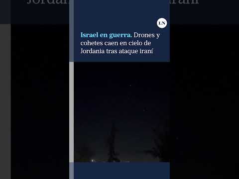Objetos caen en cielo de Jordania tras ataque iraní a Israel