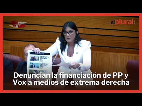 Una diputada de Castilla y León denuncia la financiación de PP y Vox a medios de extrema derecha