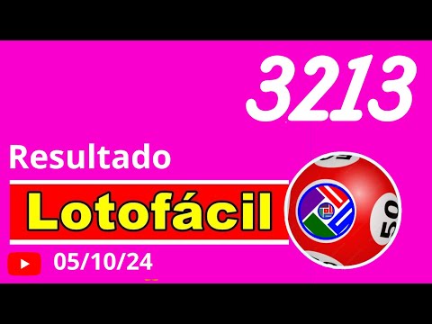 LotoFacil 3213 - Resultado da Lotofacil de Hoje Concurso 3213